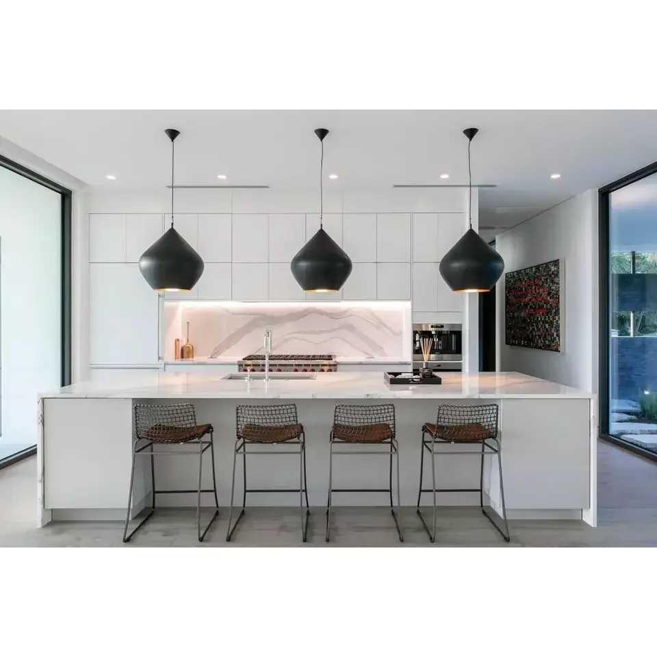 Free Sample New Design Plywood Carcass Material Wall Hanging Lacquer Kitchen Cabinet