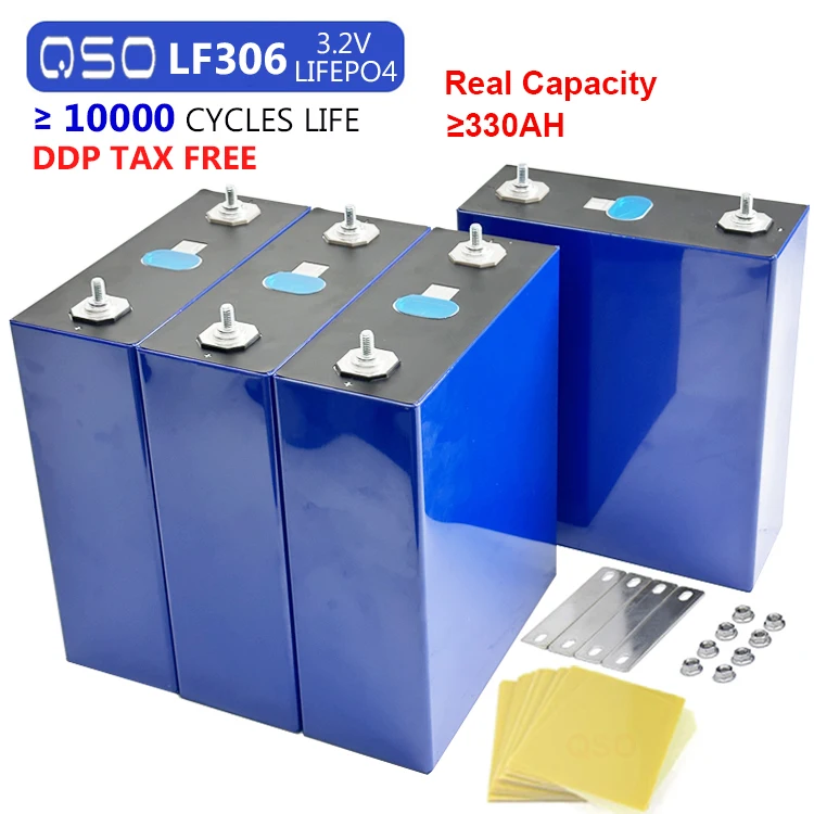 10000 11000 Life Cycle Mb30 306Ah 330Ah 305Ah 306 Ah Lifepo4 Po4 Lithium Battery Cell For Uninterruptible Power Supplies (Ups)