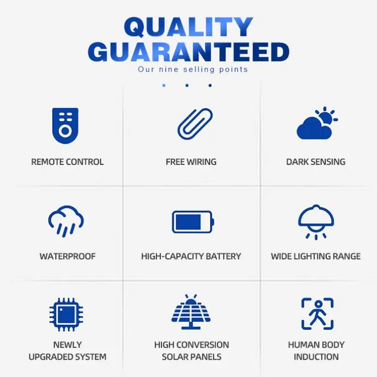 Supplier Auto Sensor Camping Grounds All-Weather Solar Street Light 500W