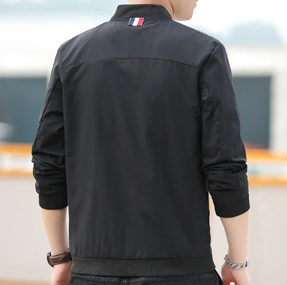 Liu Ming Autumn Winter Hot Products 2024 Men Clothing Outdoor Letter Embroidery Zipper Coats Bomber Jacket