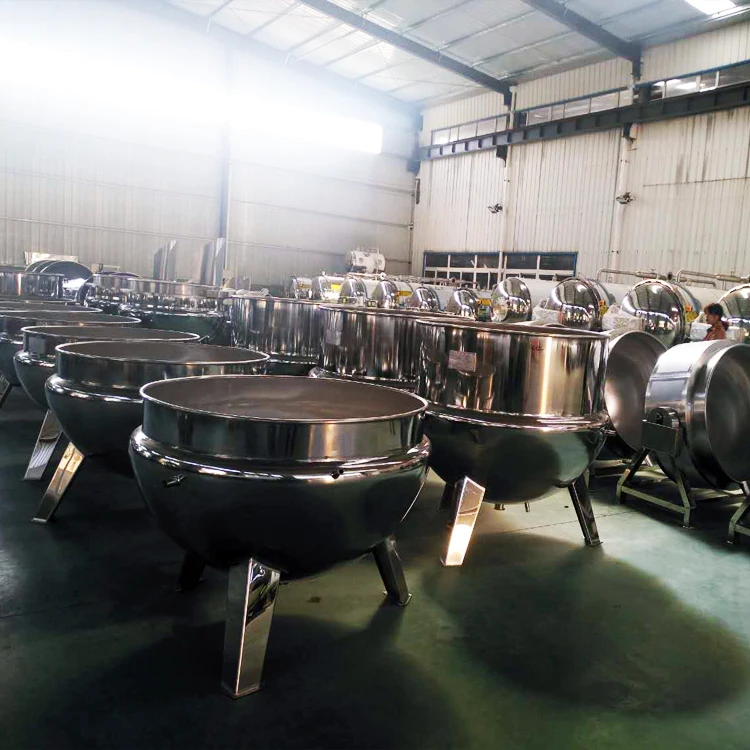 Industrial Cooking Pot With Mixing paddle /Sugar Cooking Jacketed Kettle/Sugar Boiling Pot