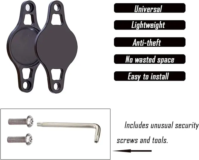 Wholesale Bike Mount for airtag Holder Hidden Under Bicycle Bottle Ebike GPS Tracker Anti-Theft and Anti-Shake