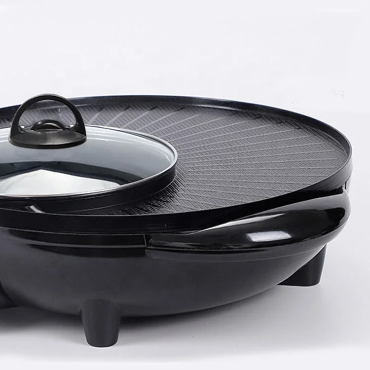 Electric smokeless barbecue grill and electric hot pot electric hot pot grill electric barbecue