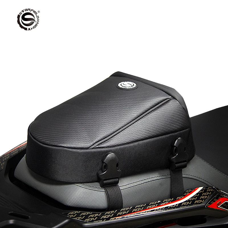 Motorcycle Travel Tail Bag Riding Rear Seat Bag Motorcycle Backpack Waterproof Motorbike Luggage Saddle Bag With Rain Cover