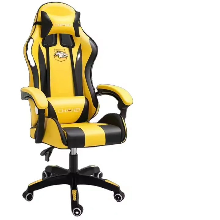 Gaming Room E-Sports Swivel Chair with Ergonomic Design Comfortable Reclining Seat Modern Metal Home Computer Chair