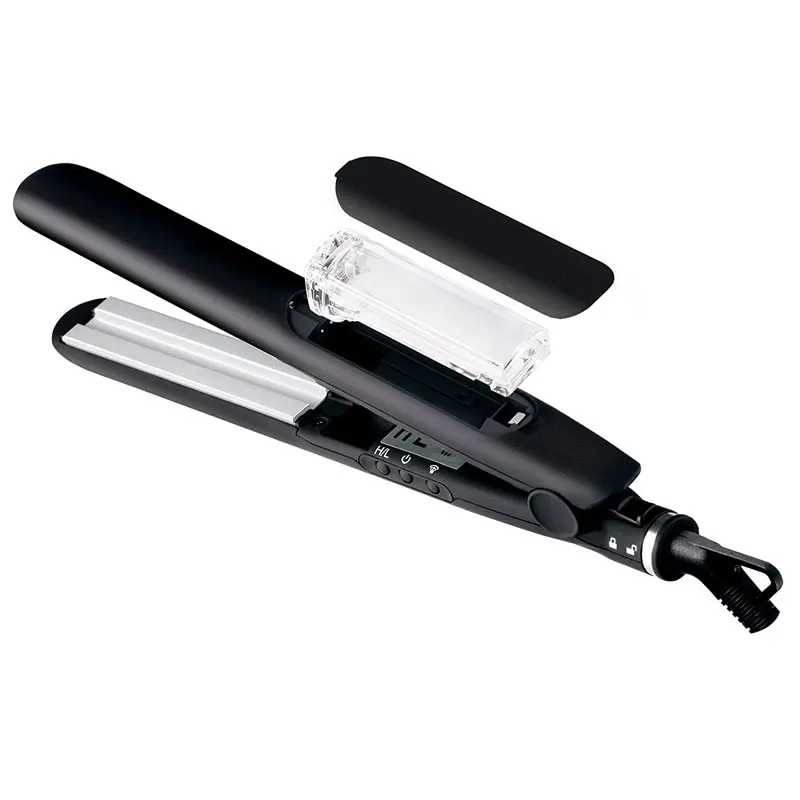 keratin oil and water ceramic tourmaline titanium coating professional steampod hair straightener
