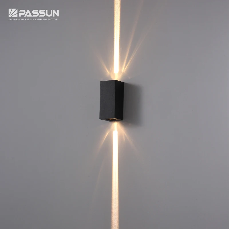 140lm up Down External Contemporary Wall Lights