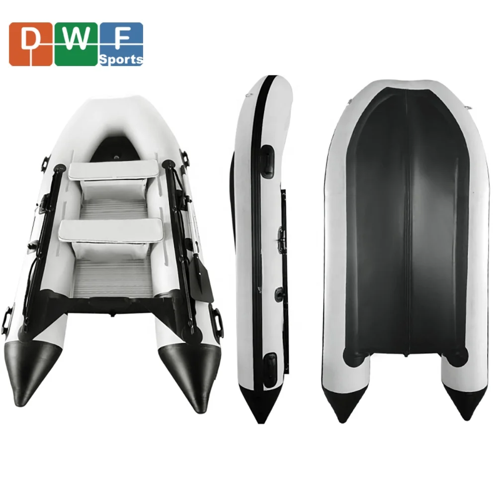 CE/BSCI Hypalon or PVC Foldable Inflatable Boat With Engine On Sale China Inflable Dinghy Boats For Sale