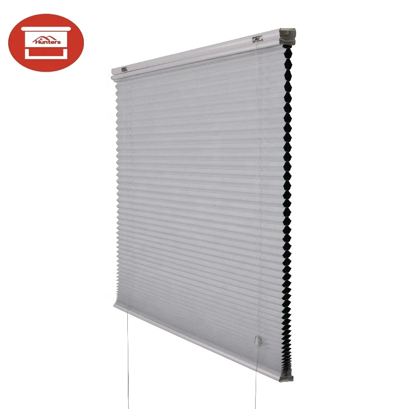 Manual honeycomb curtain/motorized top down bottom up honeycomb fabric curtain