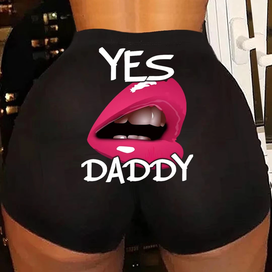 Wholesale Cheapest Printed Plus Size  Women Summer Hot Snack Shorts Candy Sets Snickers Snack Shorts