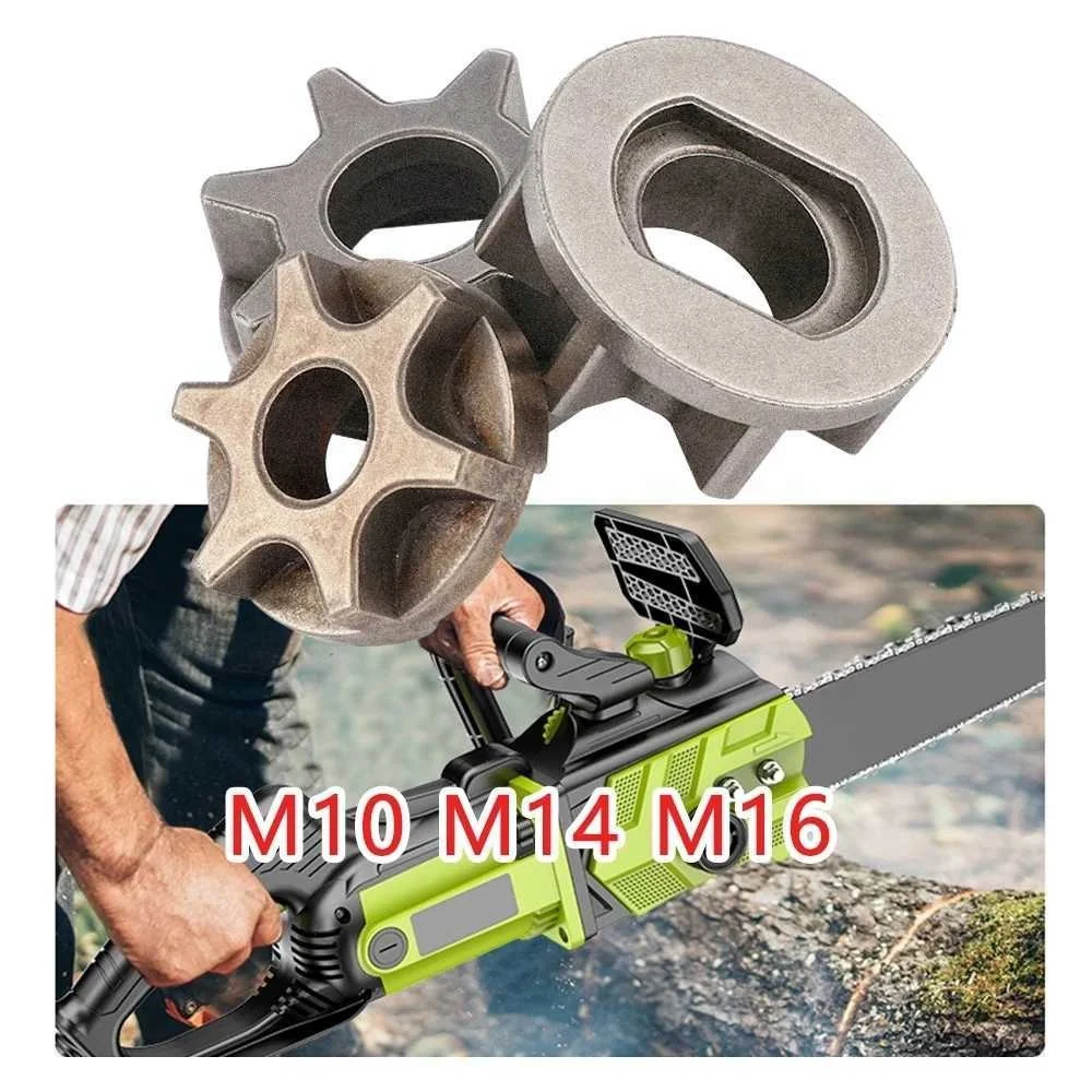 Запасной кронштейн для шестерни цепной пилы M10/M14/M16 подходит угловой шлифовальной машины 100/115/125/150/180 детали электроинструмента крепление из