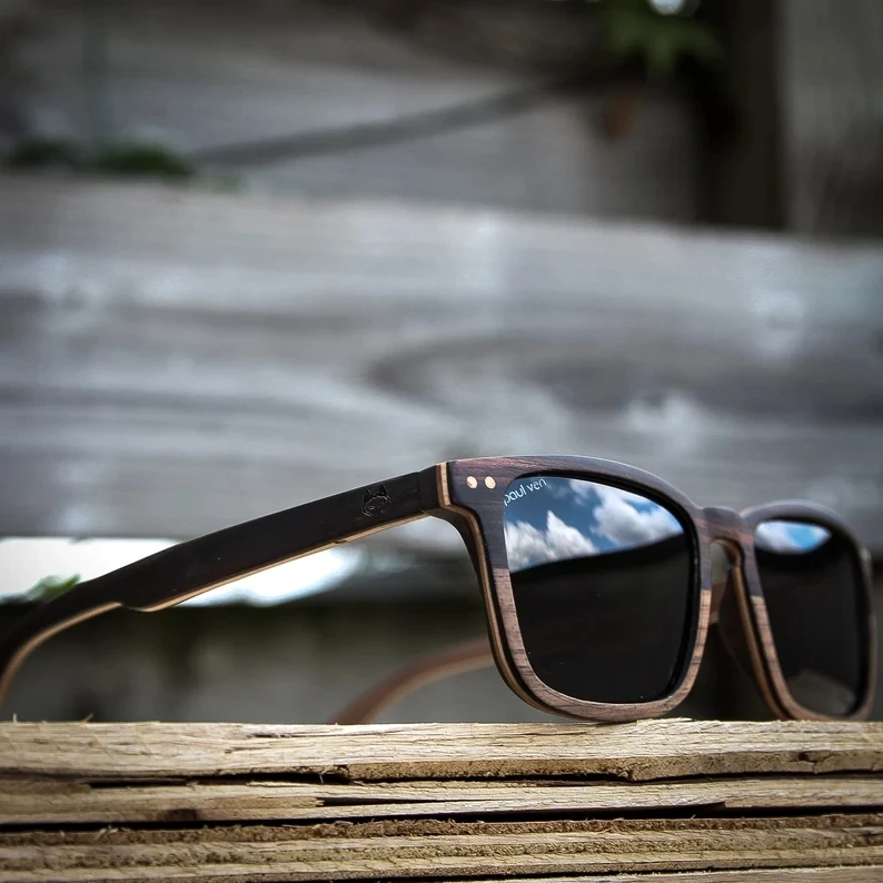 wholesale sun glasses bulk china custom logo polarized lens sun glass with case Handmade natural wood bamboo wooden sunglasses