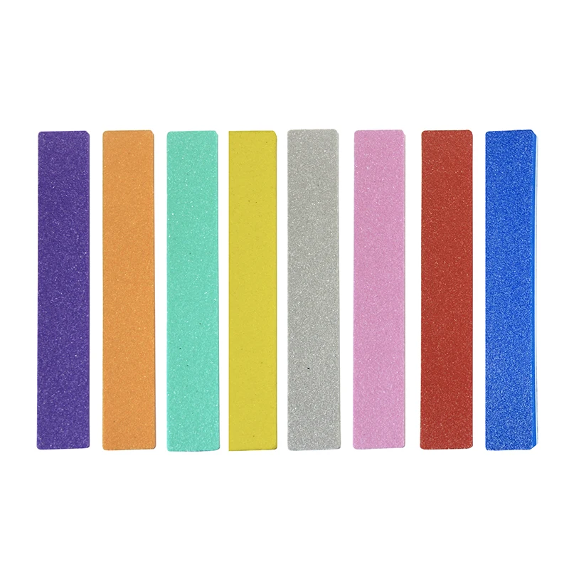 High Quality Professional 100 180 Grit Nail File Manicure Polish File Double Sided Sanding Buffer Nail File