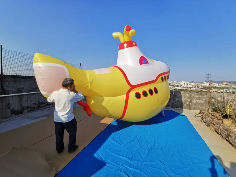 BeiLe customized PVC 4.5m Length inflatable airship for sales