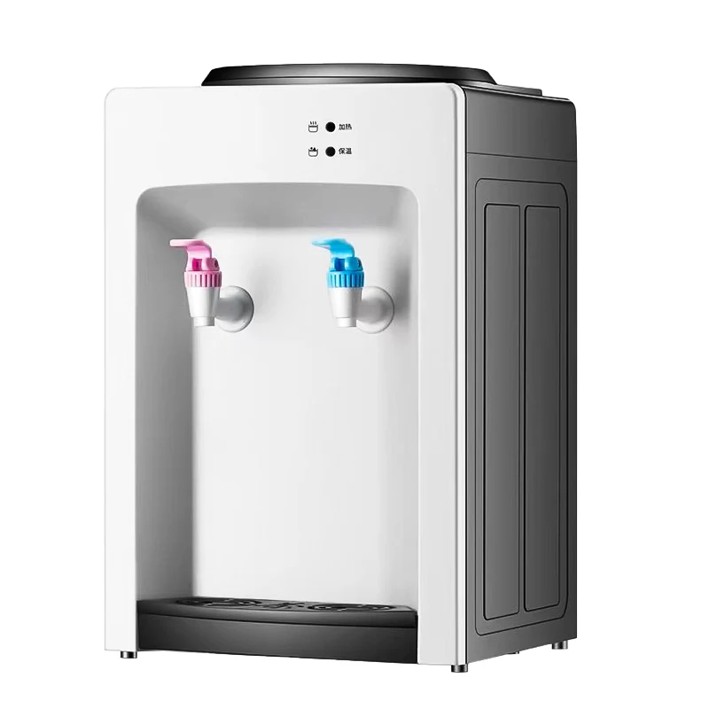Free Standing Electric Hot & Cold Desktop Water Dispenser Plastic Housing for Household Outdoor Garage Hotel Use Top Load