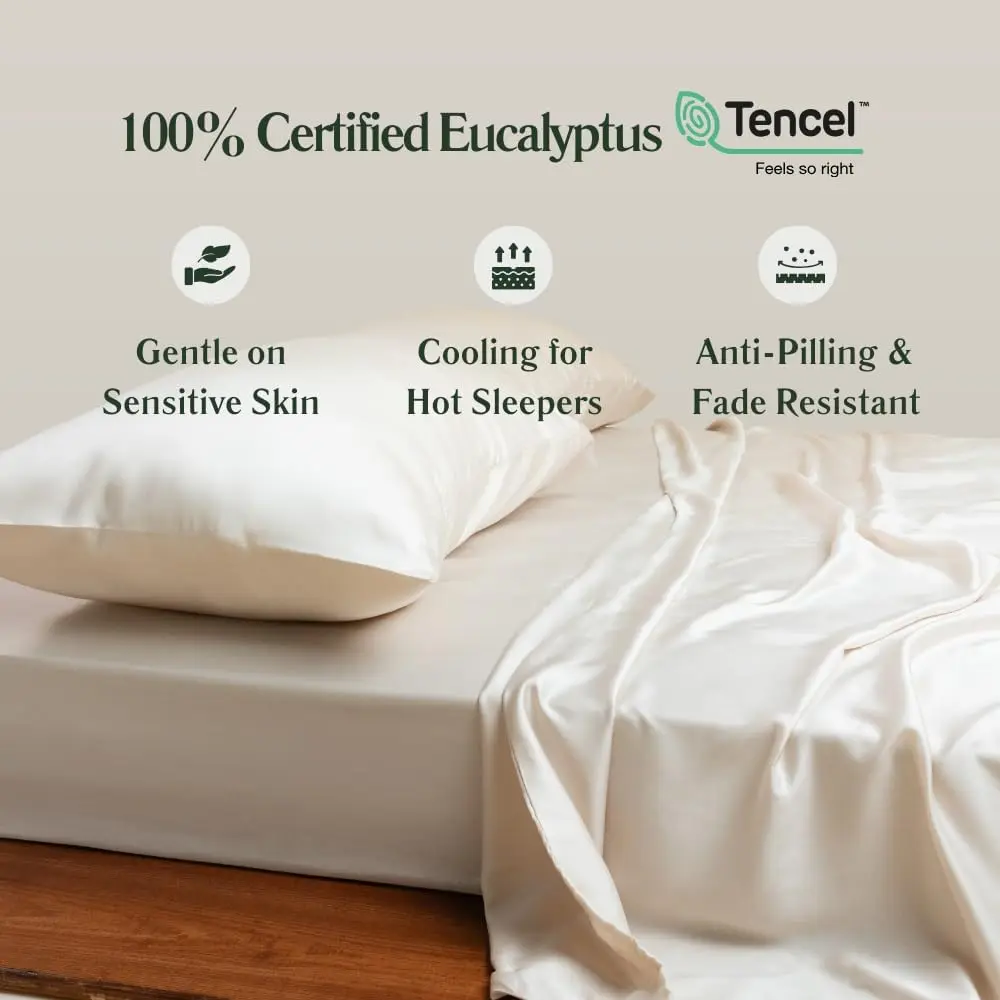 wholesale luxury softness queen size duvet bedding set customized printing design deep pocket tencel bedding set