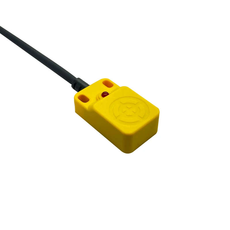 Square PBT Inductive Sensor Switch 10-30V Distance Proximity Switch 3 Wires  NPN PNP  Metal Detection for Automated Warehousing