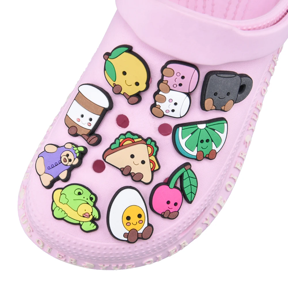 New Arrival Shoe Charms Clogs Stickers 2025 Shoes Charms Custom Designer Pvc Custom for Shoe Charms Logo Women Men Clogs
