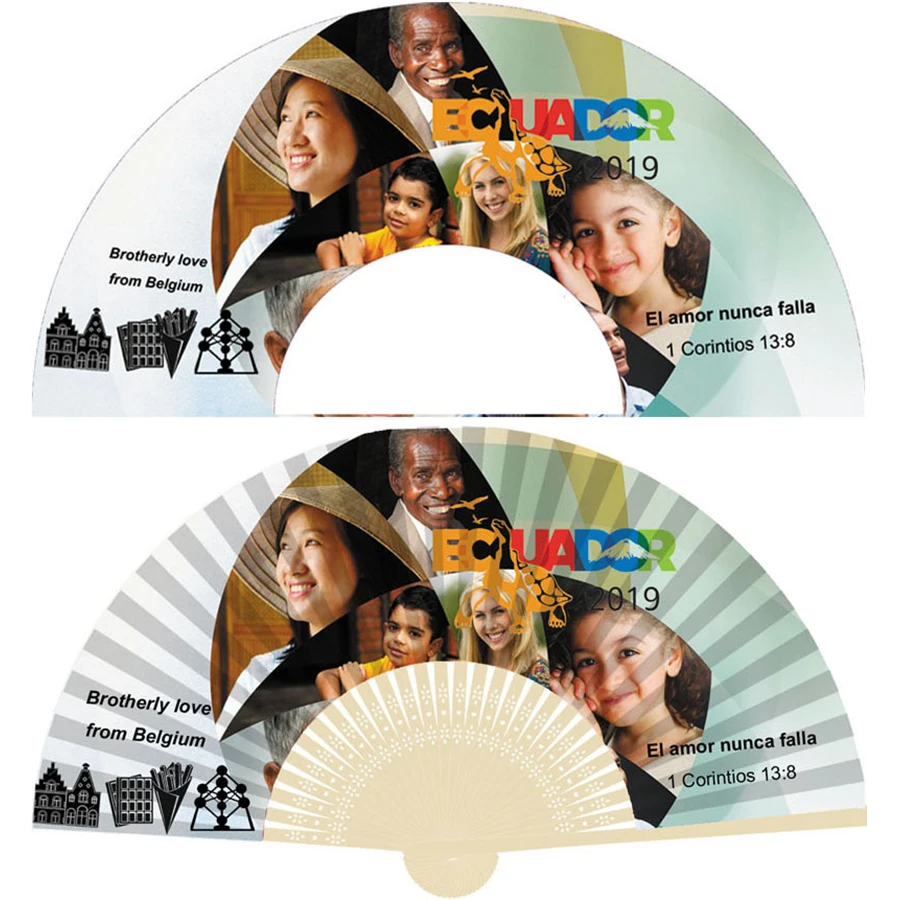 Горячая Распродажа 16 цветов пользовательский печатный логотип Персонализированная ручка ручные бумажные бамбуковые вентиляторы ручной складной деревянный