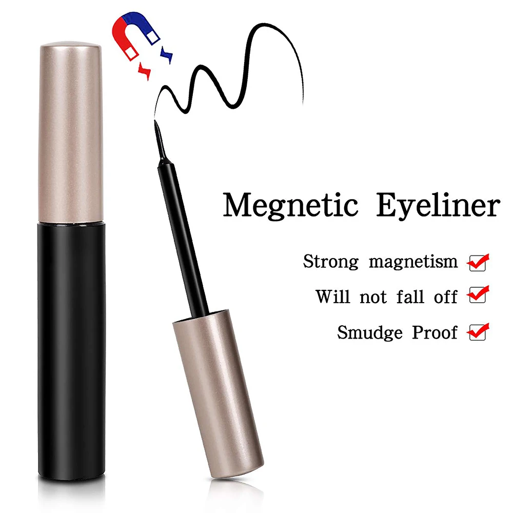 
FREE SAMPLE False Lashes Vendor Magnetic Eyeliner Eyelashes Set USA Local Ship Delivery 