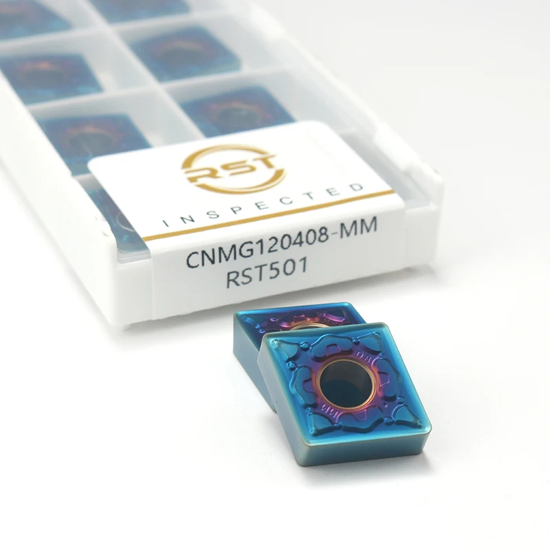 ЧПУ CNMG120408-MM Вольфрамовая сталь из нержавеющей стали фрезерные лезвия с высокой подачей фреза карбидные режущие пластины