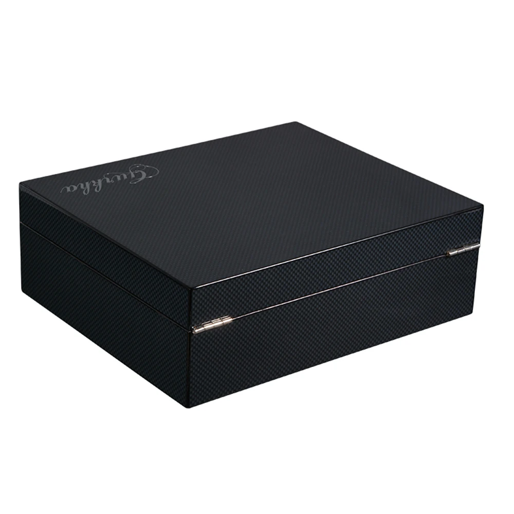 
Carbon fiber glossy cigar cabinet humidor cigar humidor cedar wood 