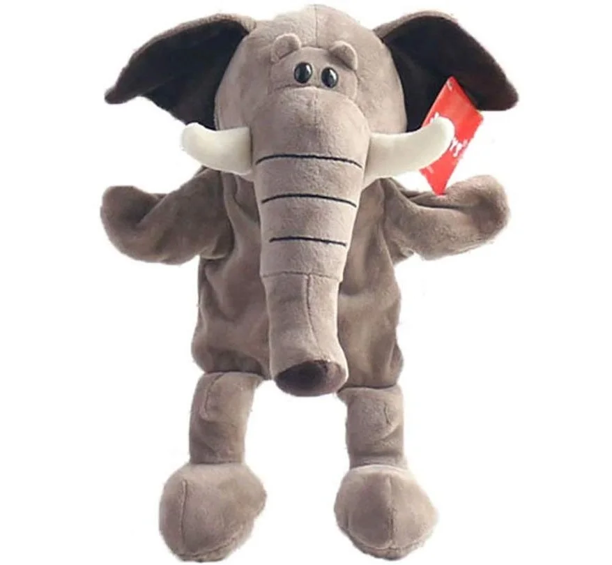 Персонализированные Плюшевые животные история куклы Родитель Ребенок раннее образование интерактивные игрушки слон ручная кукла