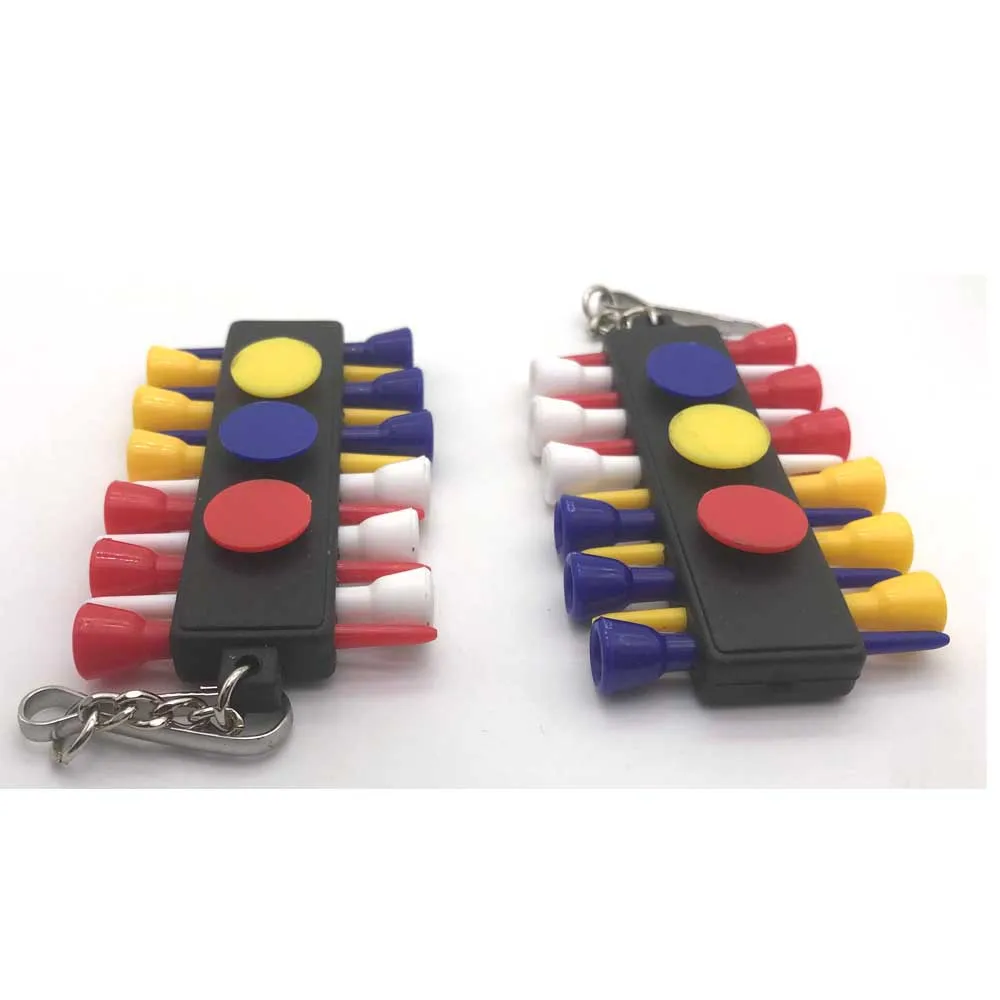 Custom golf tee holder