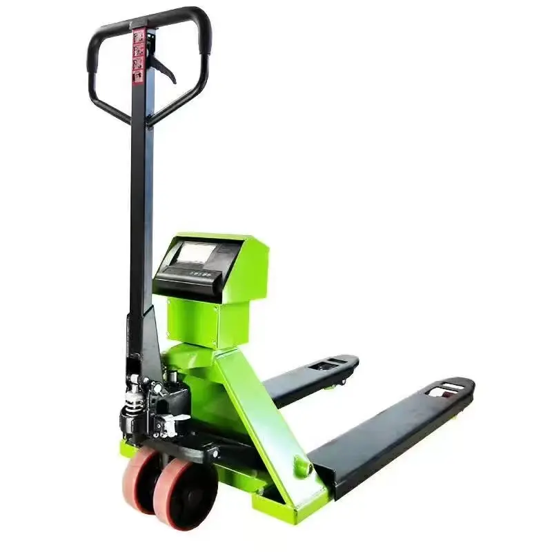 good sale  electric transpallet forklift  pallet truck with scale