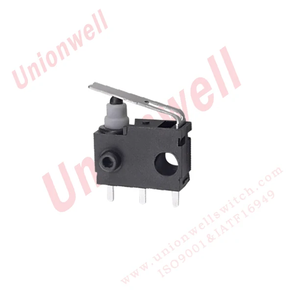 2022 Greetech microswitches manufacturer  D2QW waterproof 0.1A 3pin 2 pin 150gf  micro switch
