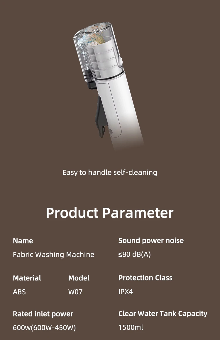 15KPA Vacuum Water Collect Window Cleaner with Extra Extendable Long Handle