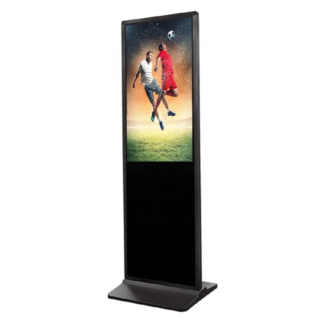 
Low Price Floor Stand Ultra Thin Monitor 65 Inch Advertising Display Screen Vertical LCD Network Android Wifi 