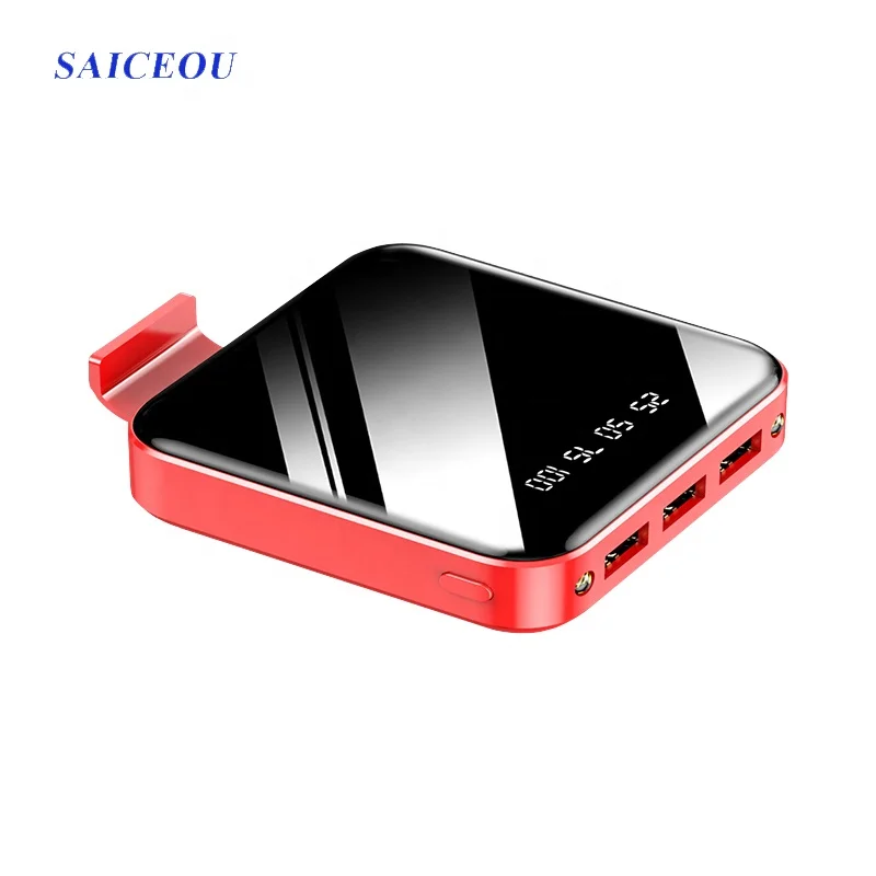 10000mAh Anti-skid Drop and Shockproof e Protection Power Bank with USB cable