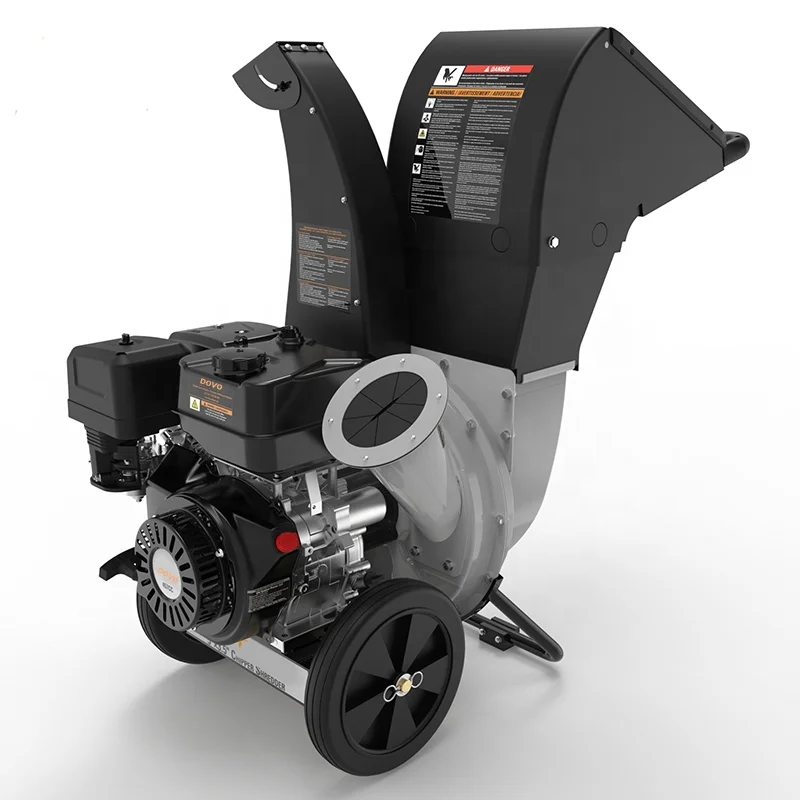 Made in China Factory Forestry Machinery Firewood Processor 11HP 270cc Gasoline Power Wood Shredder Chippers