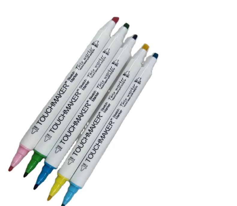 DIY Water-based ink disappear marker pens with transparent barrel