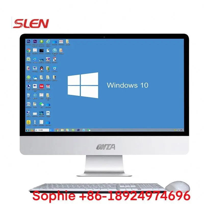 Слен все-в-одном Core I3 I5 I7 DDR3/DDR4 RAM 27 дюймов экран высокой четкости игры все-в машине, продажа с фабрики