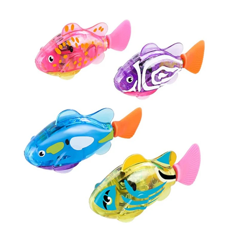 Good Quality Interactive Swimming Robot Fish Toy for Cat/Dog with LED Light Cat & Dog Toy