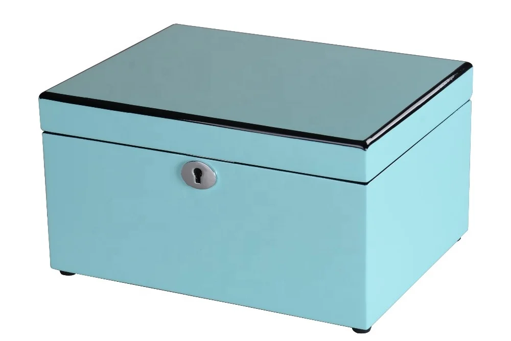 Double Tray Jewelry Box Window Watch Box Jewelry Storage Packaging Box Organize