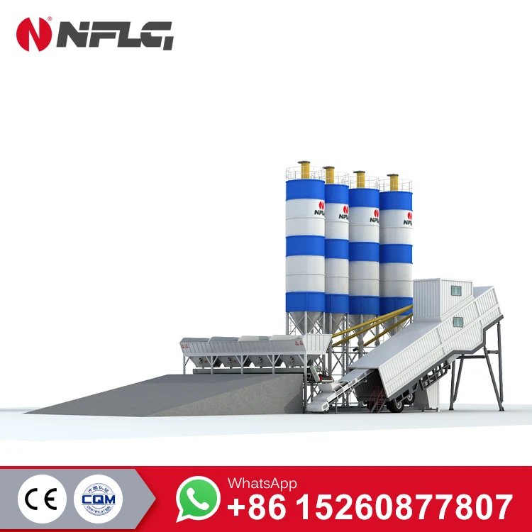 Factory Price YHZS150 Mixer Plant Ready-Mixed Harga Elba Mini Mix Small Concrete Batching Plant For Sale