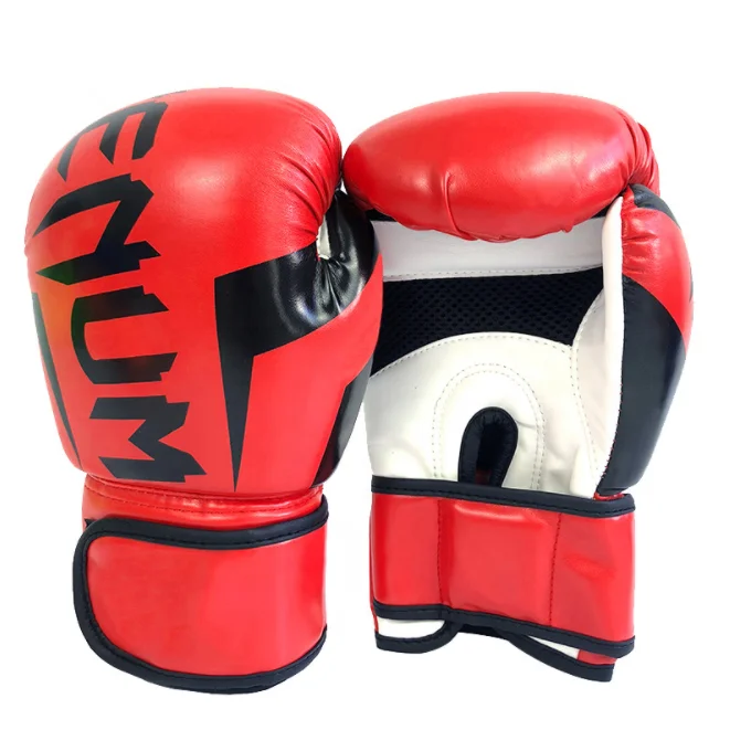 Customized Logo PU Leather Boxing Gloves Professional Training Boxing Gloves