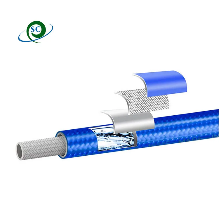 5800psi High Pressure 50-100FT Hose for Steel and Plastic Drain Cleaning Sewer Hose Jet Hose Washer Sewer Drain Jetter Kit