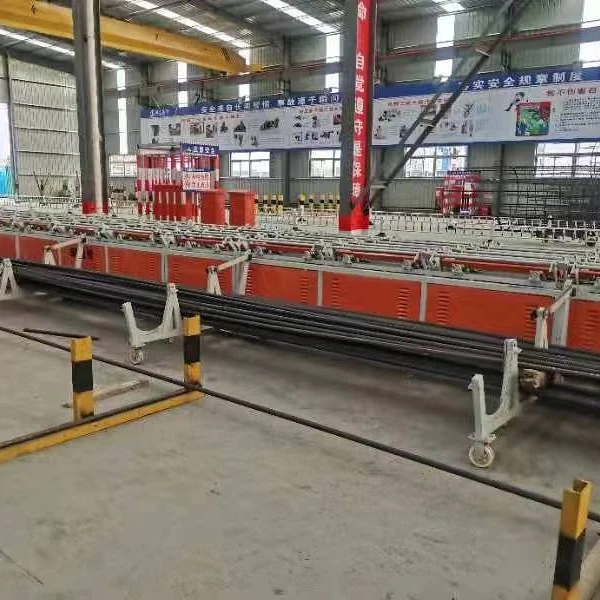 Baoshi1 No.1 CNC steel bar sawing  threading and lapping production line