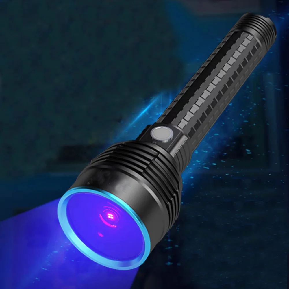 20W LED 365nm High violet UV Flashlight Black Light Torch Cat tinea Money NTD Leakage Scorpion Detector
