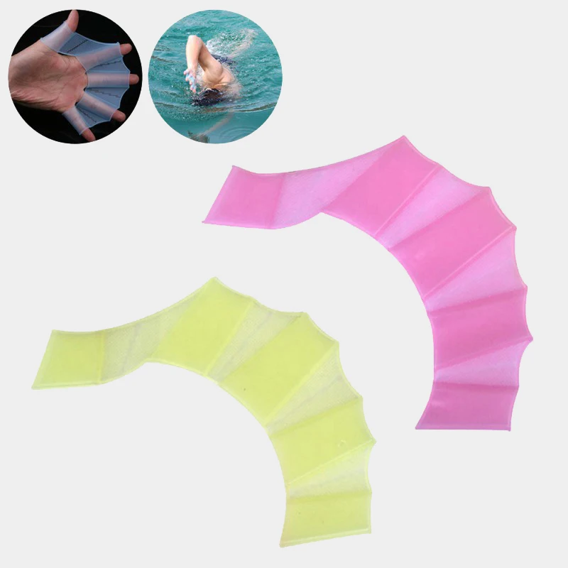 new style Lower Price silicone swimming diving finger webbed gloves