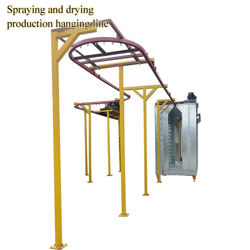 Water curtain spray booth/powder coating assembly line/powder painting system