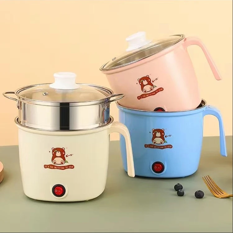 The Best and Cheapest Mini Hot Pot Multi Function Electric Cooker Pot Electric Skillet Cooking Noodle Cooker