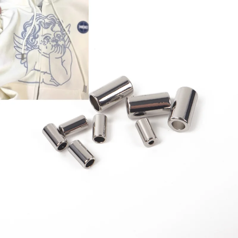 Factory Wholesale Metal Cord End Caps Stopper Custom Drawstring Pull Ends Stopper For Hoodie Accessories