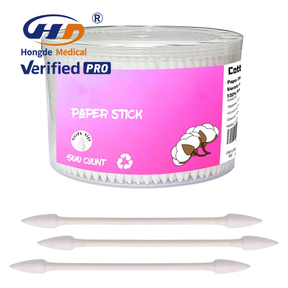 HD CBD-55 Wholesale Qtips For Ear Cleaning Swabs Ce Iso Bamboo Buds Cotton Swab