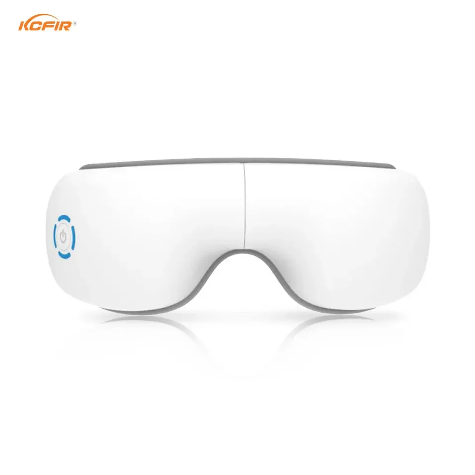 Rechargeable Compression Vibrative Eye & Temple Massager Mask With Heat For Eye Strain Dark Circles Relief