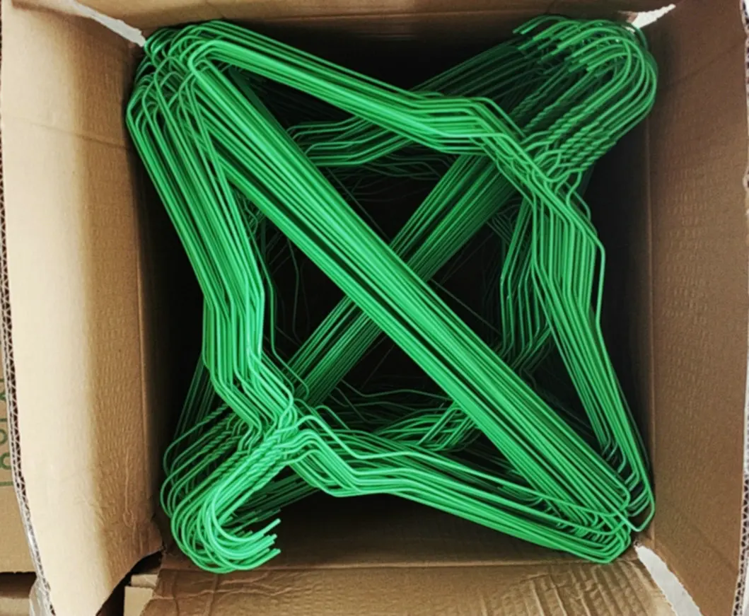 Wire Hanger Manufacturer Metal Wire Hanger Powder Coated Hanger for Dry Cleaners